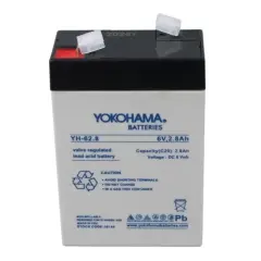 Yokohama Yh-62.8 6 Volt - 2.8 Amper Dik Akü (66x33x97 Mm)
