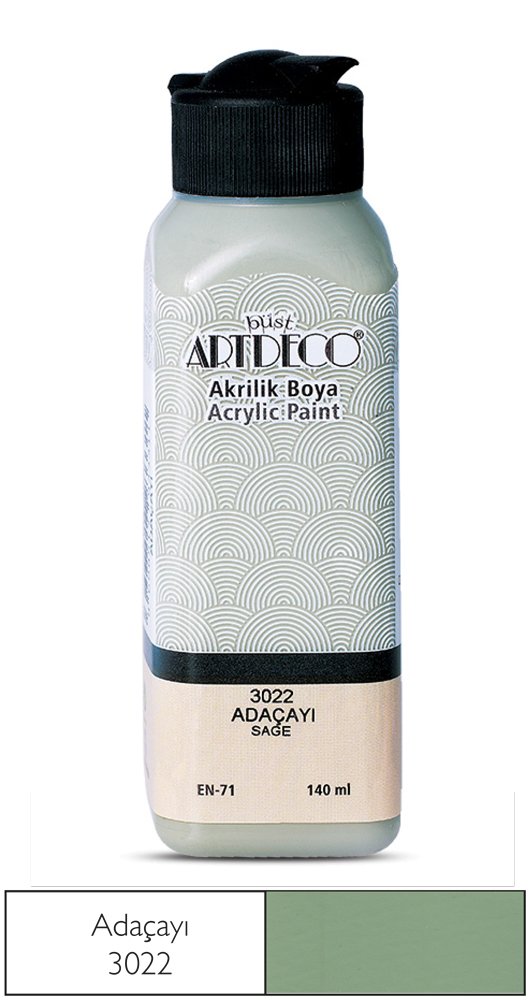 Akrilik Ahşap Boyası 140ml 3022 Ada Çayı