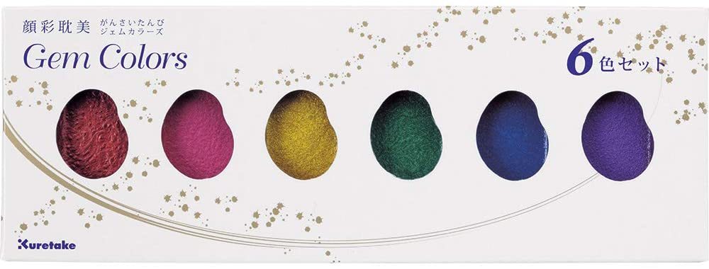 Gansai Tambi Gem Colours - 6 Renk