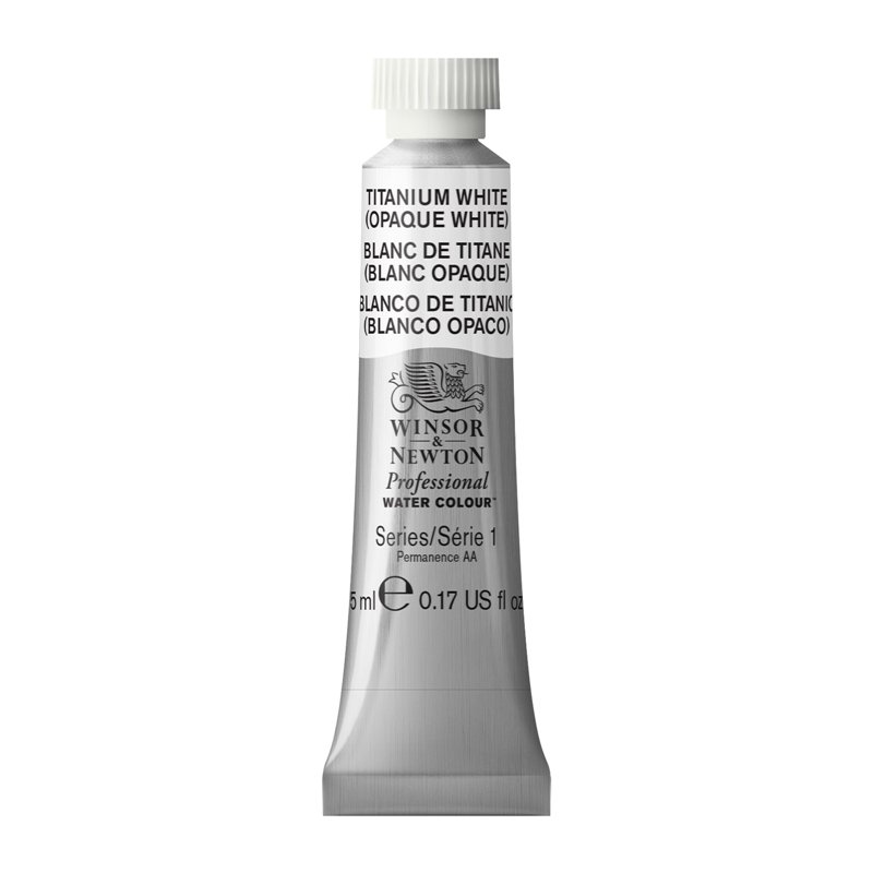 Profesyonel Tüp Suluboya - Titanium White (Opaque White)- 5ml - Seri 1