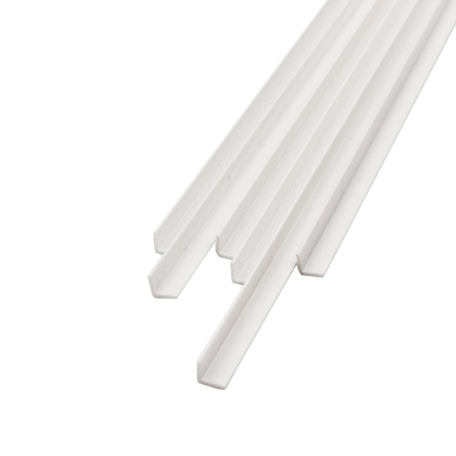 Plastik L Profil Çıta 3mm 50cm 10 Adet