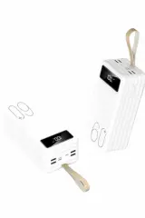 Powerbank 60.000 Mah Taşınabilir Şarj Hızlı El Fenerli Dijital Göstergeli