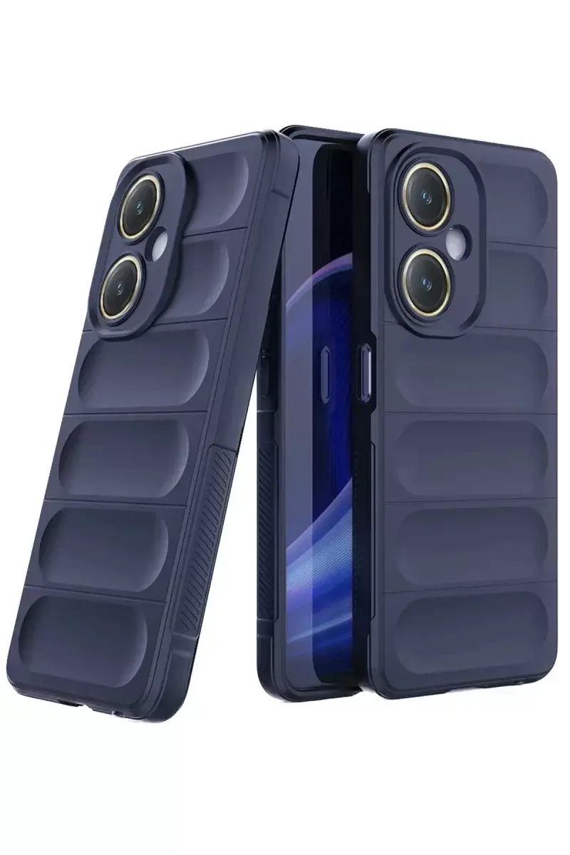Newface Vivo Y27 Kılıf Optimum Silikon - Lacivert