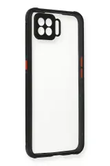 Newface Oppo A73 Kılıf Miami Şeffaf Silikon - Siyah