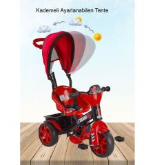 Baby2Go Bobo Tenteli Bisiklet Kırmızı