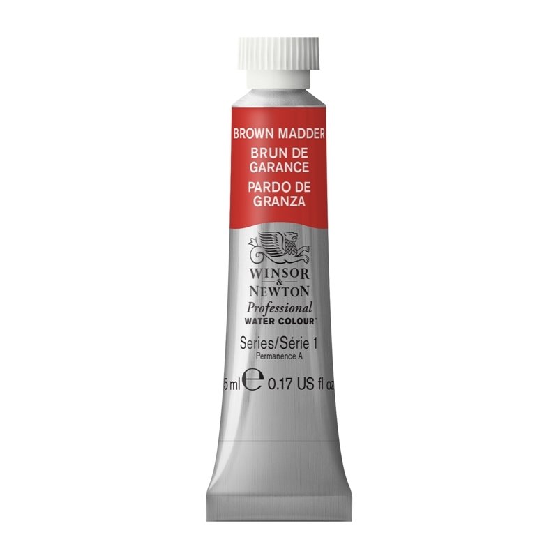 Profesyonel Tüp Suluboya - Brown Madder - 5ml - Seri 1
