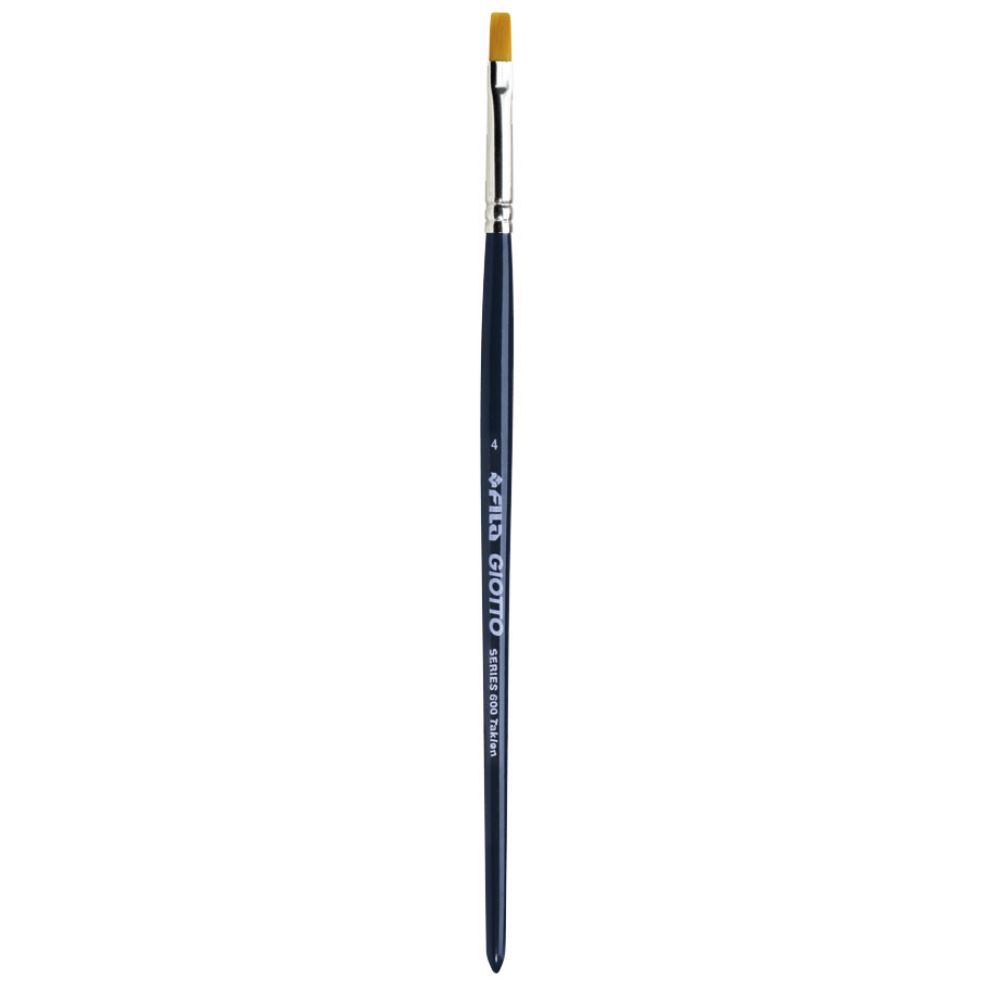 Seri 600 Sentetik Düz Fırça N:4