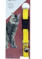 Elastik Ayarlanabilir Çıngıraklı Kedi Tasması