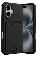 Newface Apple İphone 17 Kelvin Kartvizitli Silikon - Siyah