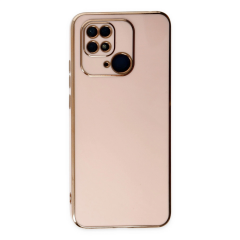 Xiaomi Redmi 10c Kılıf Volet Silikon - Pembe