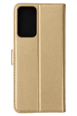 Newface Samsung Galaxy A91 / S10 Lite Trend S Plus Kapaklı Kılıf - Gold
