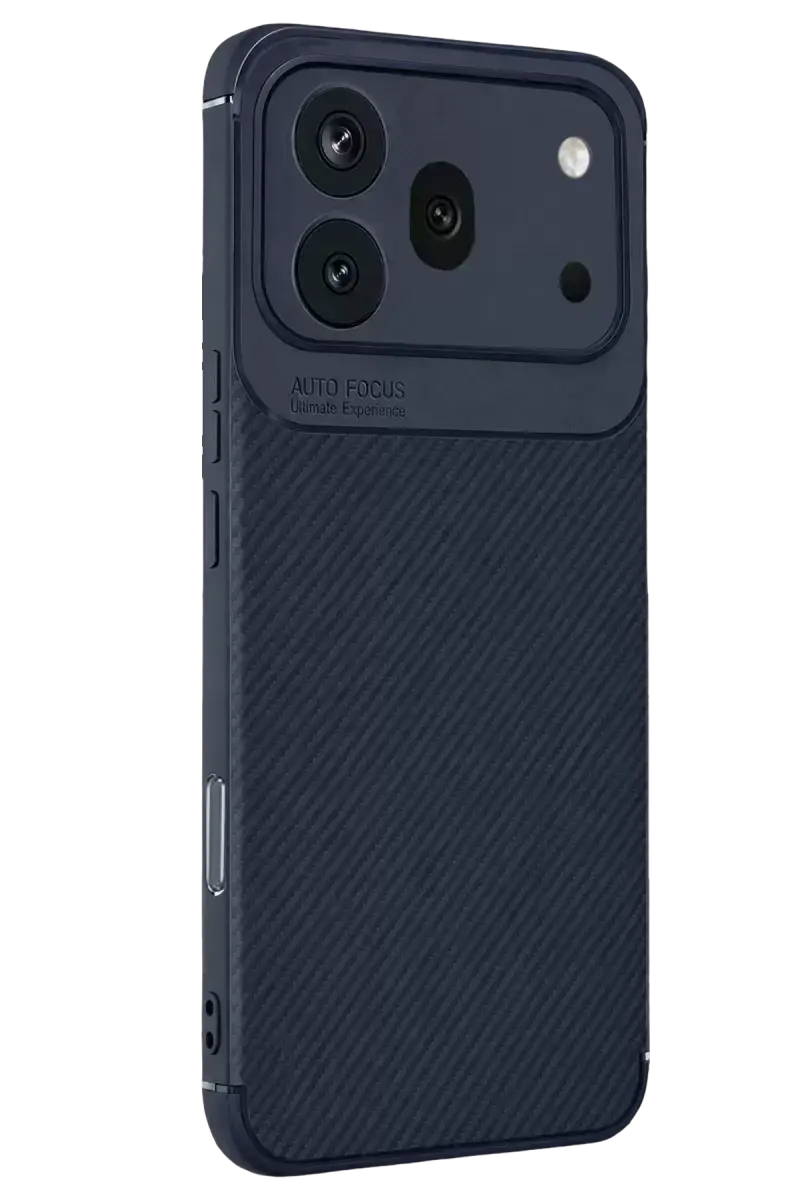 Newface Huawei Honor 600 Pro Auto Focus Karbon Kapak - Lacivert