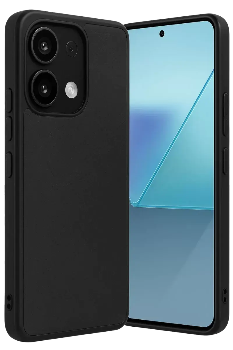 Newface Xiaomi Redmi Note 13 Pro 4g Kılıf Aras Deri Kapak - Siyah