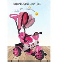 Baby2Go Bobo Tenteli Bisiklet Pembe