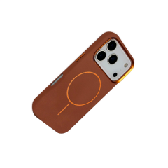 Joko  İphone 17 Pro Luno Deri Magsafe Kapak - Kahverengi
