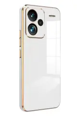 Newface Xiaomi Redmi Note 13 Pro Plus Kılıf Volet Silikon - Beyaz