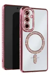 Newface Samsung Galaxy A55 5g Joke Simli Magneticsafe Kılıf - Pembe
