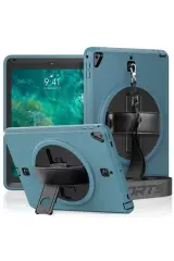 Newface Apple İpad 5 Air 9.7 Kılıf Strap-c Otterbox Tablet Kapak - Mavi