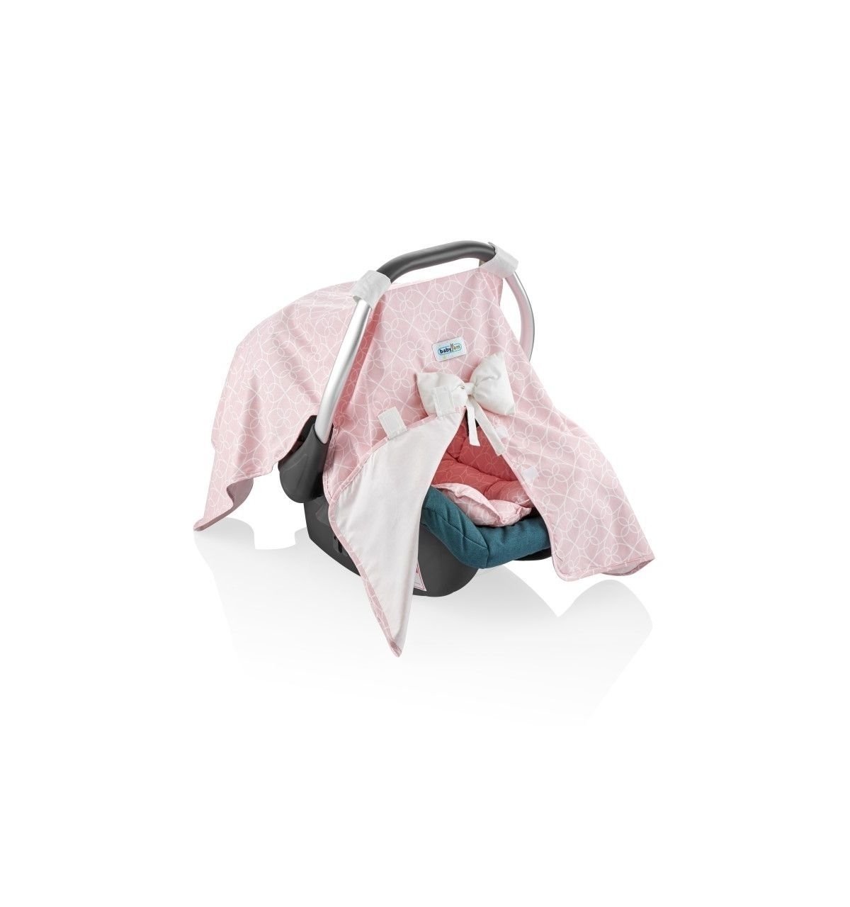 Babyjem Ana Kucağı Örtüsü Ve Minderi Pembe