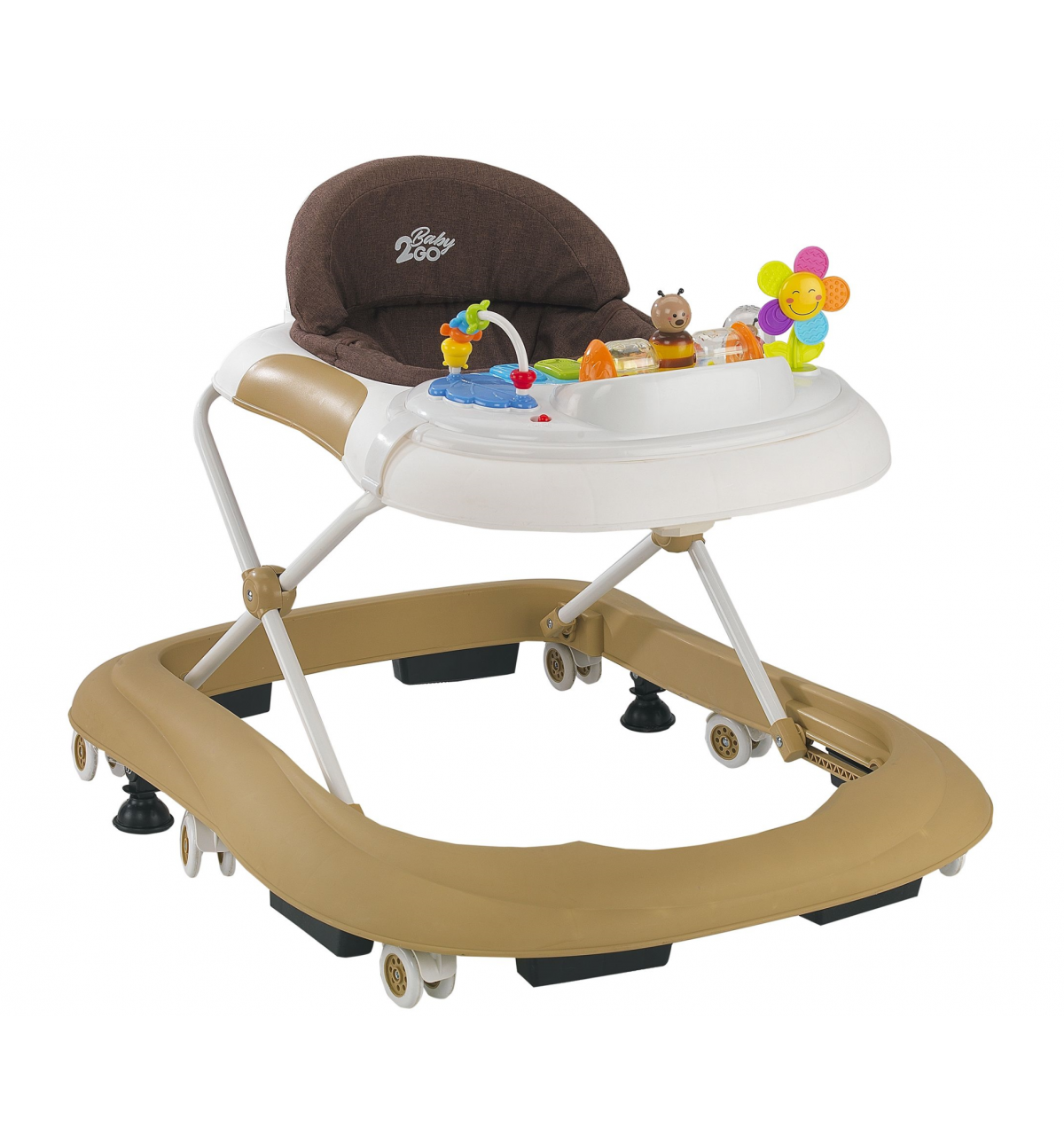 Baby2Go 2083 Happy Lüks Yürüteç - Kahverengi