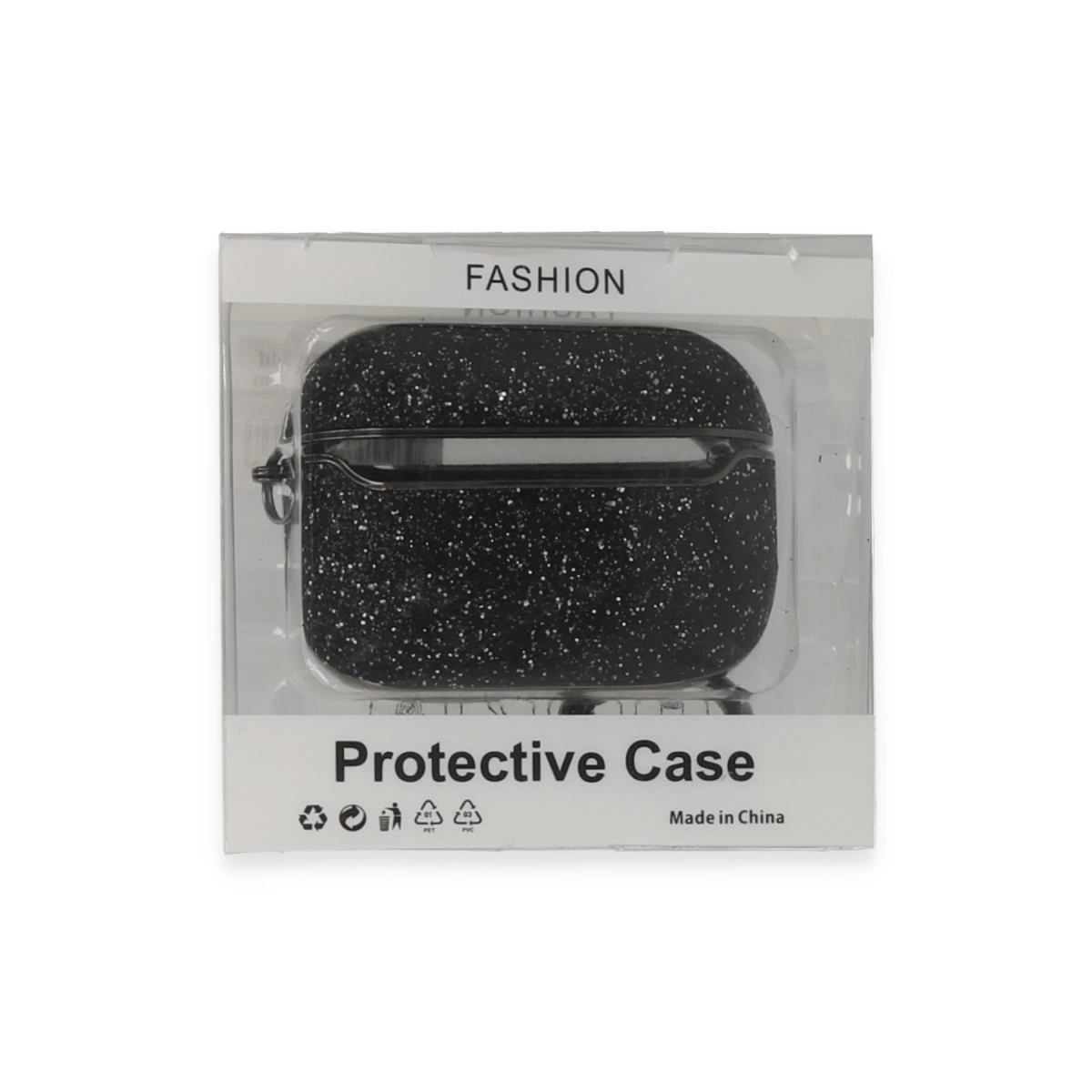 Airpods Pro 2 (2.nesil) Spell Simli Kılıf - Siyah