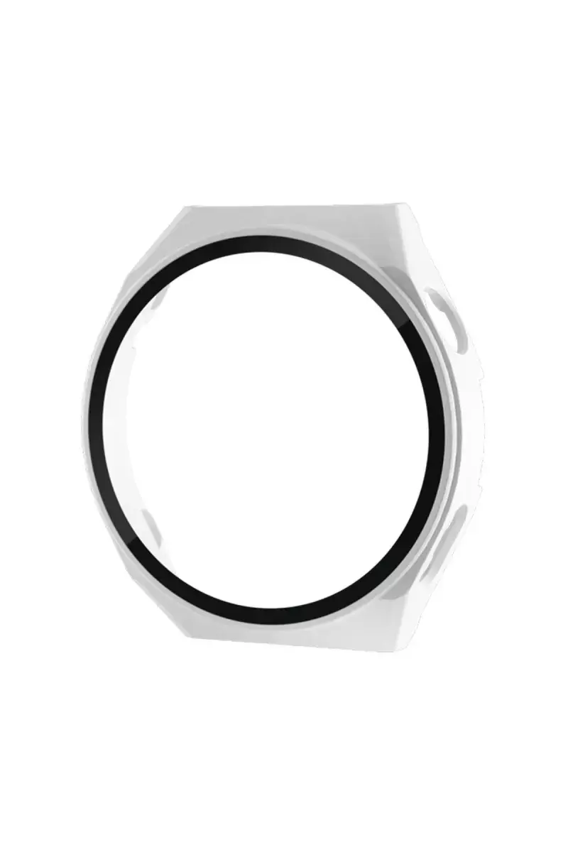 Newface Huawei Watch Gt3 Pro 43mm Dota Camlı Kasa Ekran Koruyucu - Uzay Grisi