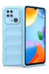 Newface Xiaomi Redmi 10c Kılıf Optimum Silikon - Sky Blue
