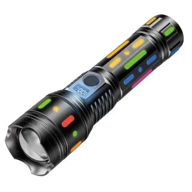 Powermaster Pm-25120 Çok Fonksiyonlu Teleskopik Zoom - 5 Modlu Şarjlı El Feneri