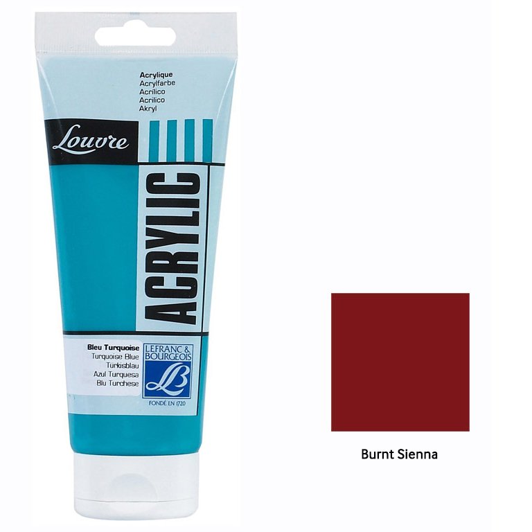Louvre Akrilik 200 ml - Burnt Sienna