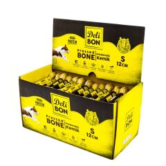 Delibon Deri  Köpek Çiğneti Pres Kemik 1x12cm Natural