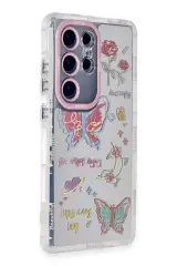 Newface Samsung Galaxy S23 Ultra Kılıf Reflexion Desenli Kapak - Desen 8