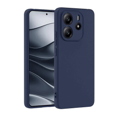 Xiaomi Redmi Note 14 4g Kılıf First Silikon - Lacivert