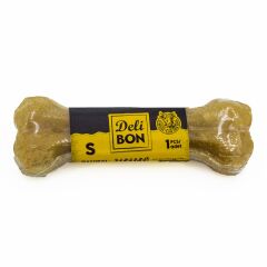 Delibon Deri  Köpek Çiğneti Pres Kemik 1x12cm Natural