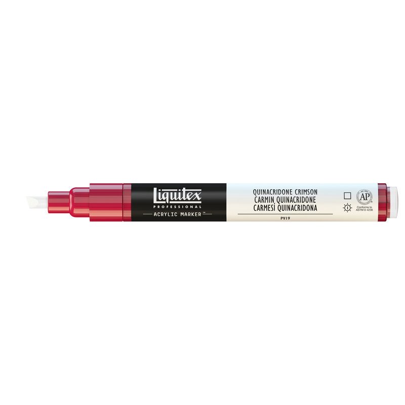Akrilik Kalem - 2-4mm - Quinacridone Crimson