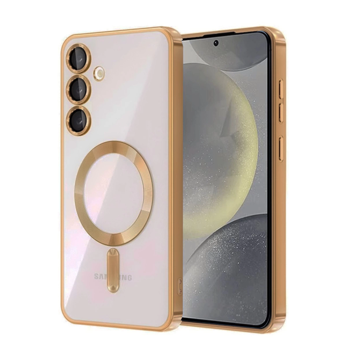 Samsung Galaxy A26 Kross Magneticsafe Kapak - Çöl Titanyum