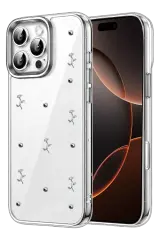 Newface Apple İphone 16 Pro Max Fiyonk Desenli Kapak - Desen 4