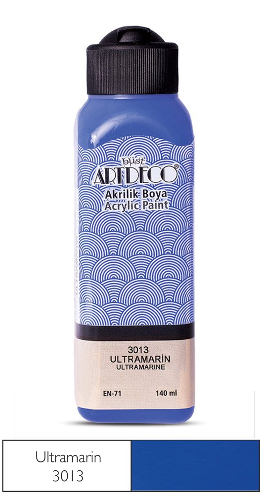 Akrilik Ahşap Boyası 140ml 3013 Ultramarine
