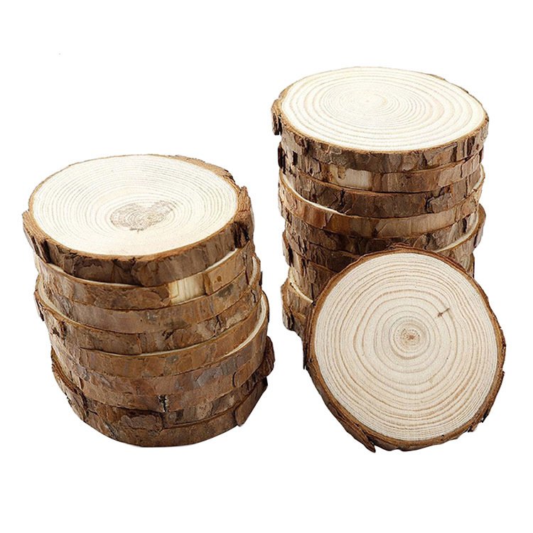 Yuvarlak Ahşap Kütük 2-3cm 15 Adet