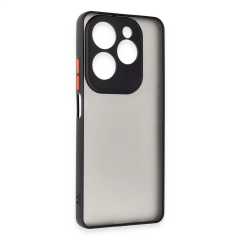 İnfinix Hot 40 Pro Kılıf Montreal Silikon Kapak - Siyah