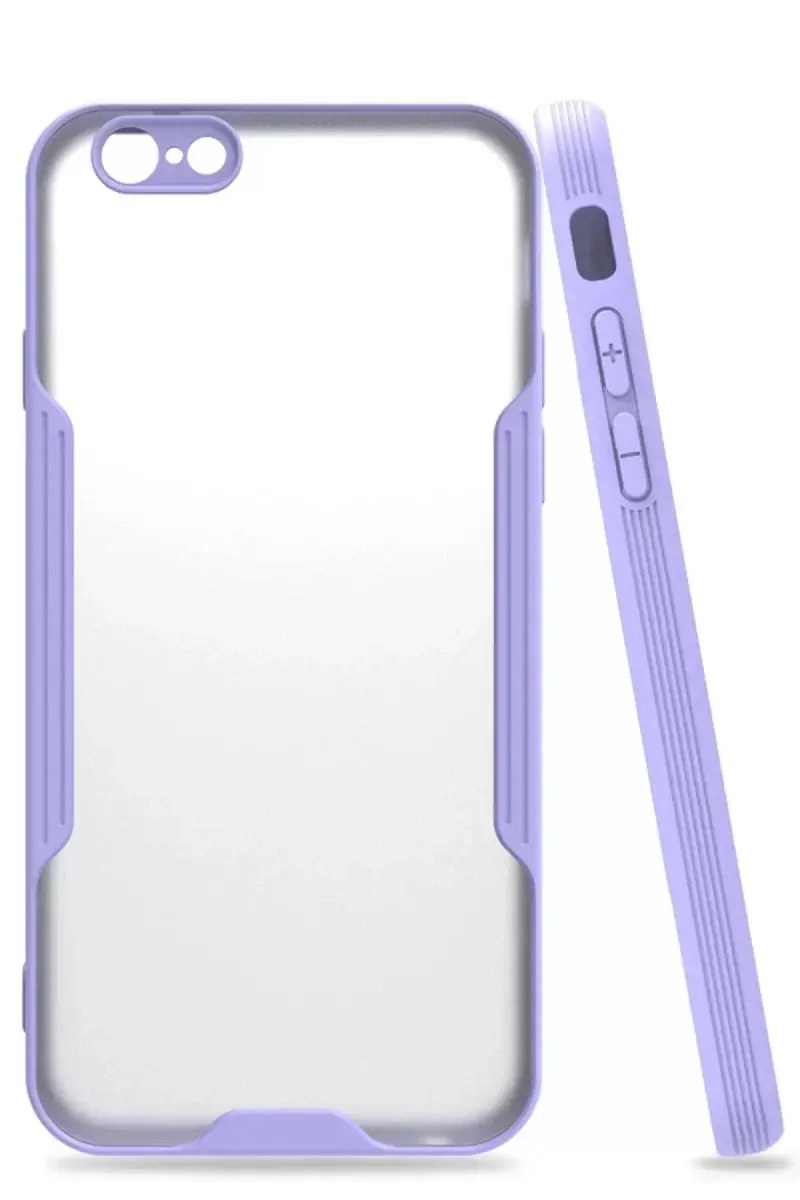 Newface İphone 6 Kılıf Platin Silikon - Lila