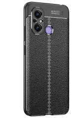 Newface Xiaomi Redmi 12c Kılıf Auto Focus Kapak - Siyah