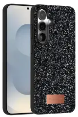 Onegif Samsung Galaxy S25 Bright Simli Kapak - Siyah