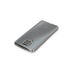 Xiaomi Redmi Note 9 Pro Kılıf Razer Lensli Silikon - Gümüş