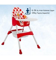 Baby2Go 2071 Practice Mama Sandalyesi - Kırmızı