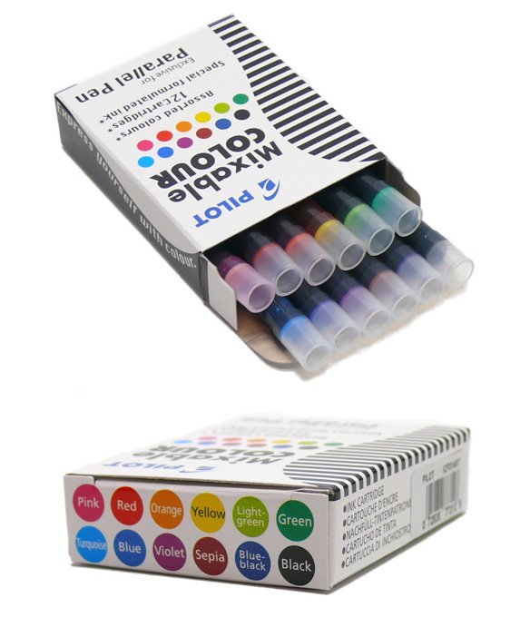 Parallel Pen Orjinal Kartuş 12 Adet Farklı Renk