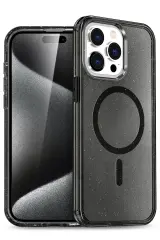 Newface İphone 14 Pro Kılıf Star Magsafe Kapak - Siyah