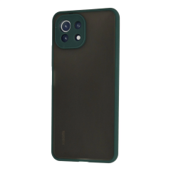 Xiaomi Mi 11 Lite Kılıf Montreal Silikon Kapak - Yeşil