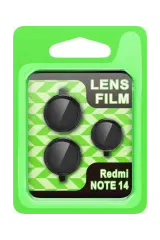 Newface Xiaomi Note 14 5g Raze Metal Kamera Lens - Siyah