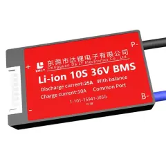 Daly Bms 10s 36v Deşarj 25a -şarj 10a Balanslı Pil Koruma Modülü