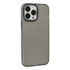 İphone 13 Pro Max Kılıf Modos Metal Kapak - Siyah